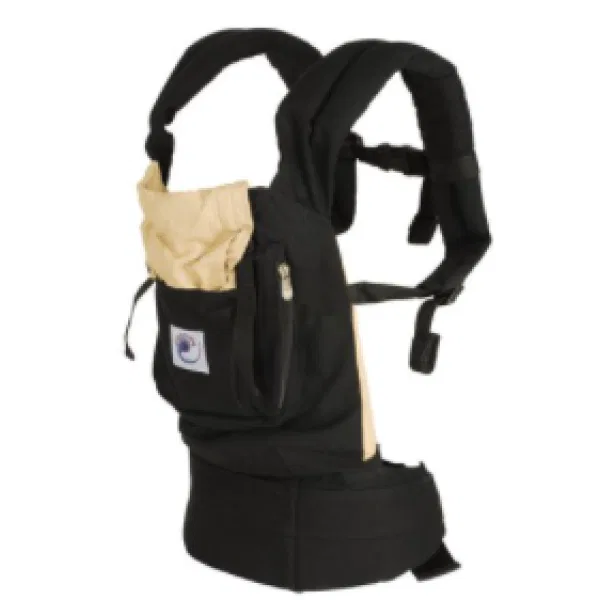 ERGO Baby Carrier Black with Camel Lining