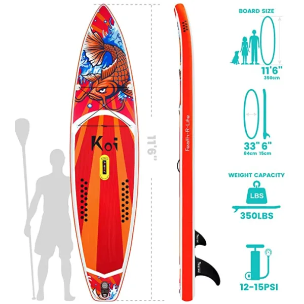 Inflatable Stand Up Paddle Board Koi