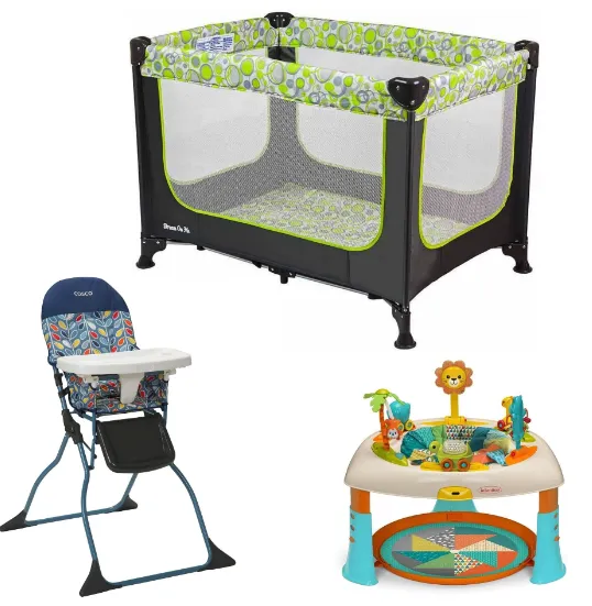 High Chairs, Play Pens, Bouncers