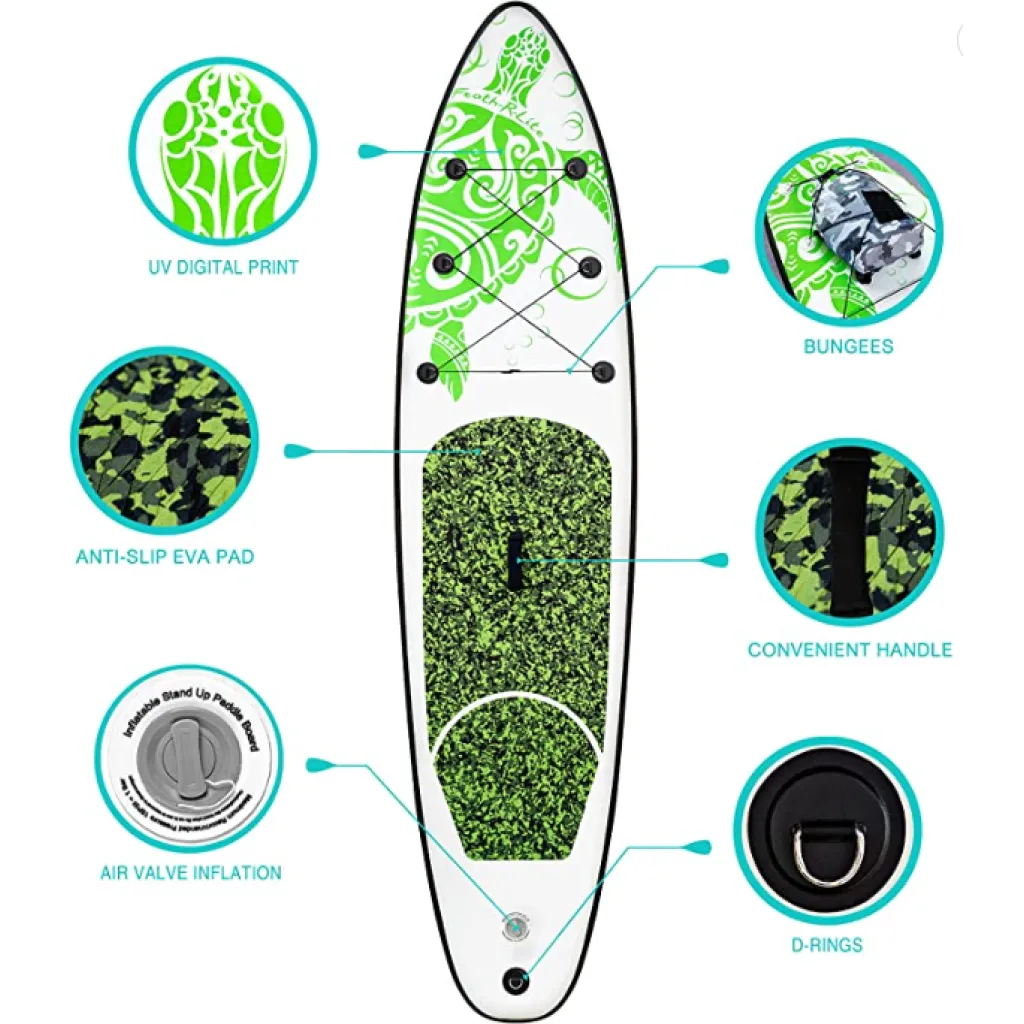 Inflatable Stand-Up Paddle Board Turtle