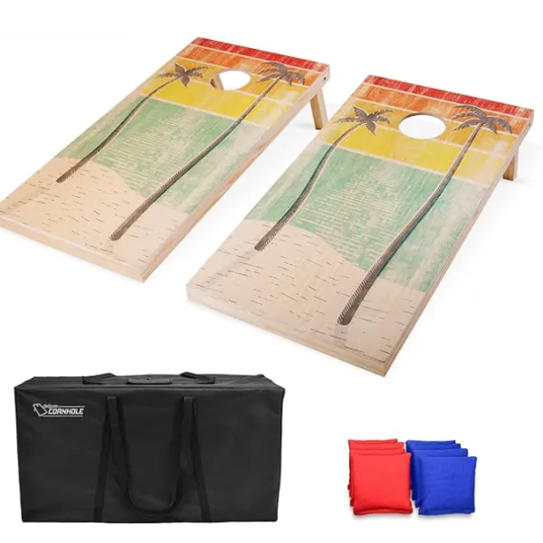 Wood Cornhole Set