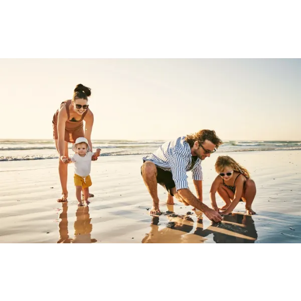 Family at Beach Maui